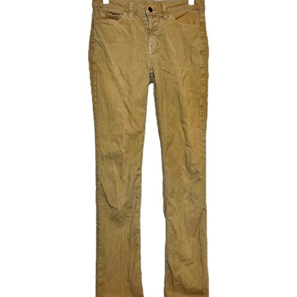 VTG American Apparel Corduroy Pants Straight Leg High Rise Khaki Tan 27"